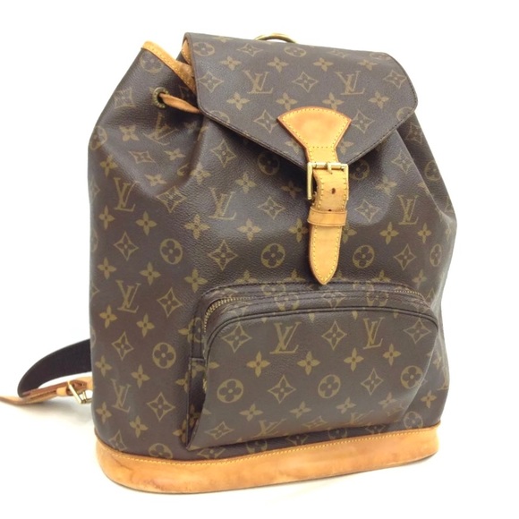 Auth Louis Vuitton Montsouris GM Backpack Bag - Picture 2 of 8